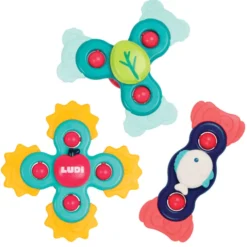 Baby Spinners m. sugekopp, 3 stk