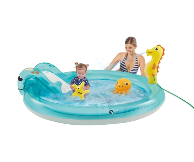 Badebasseng m. vanntilkobling og sklie