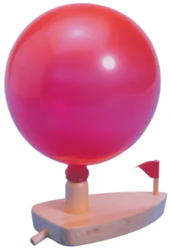 Ballongbåt i tre