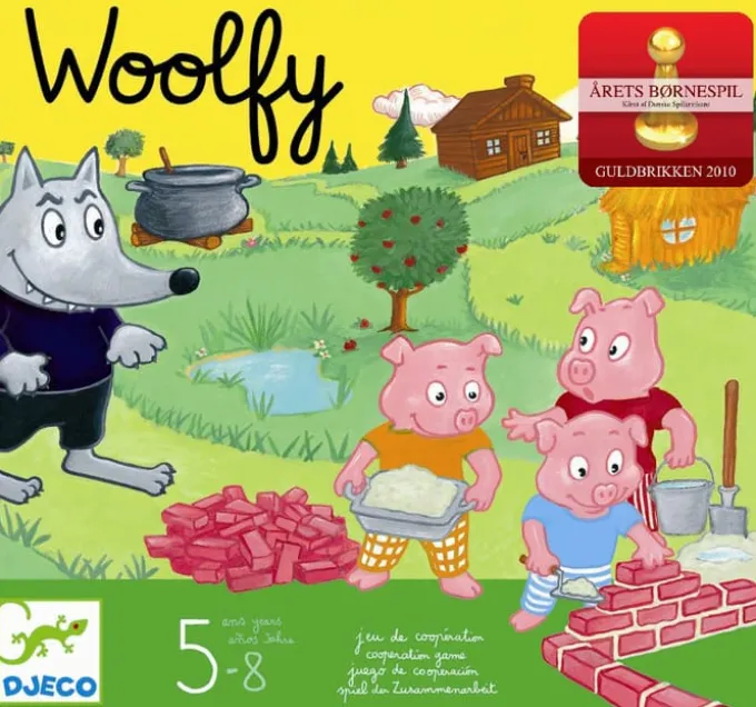 Barnespill - Woolfy og de 3 små griser