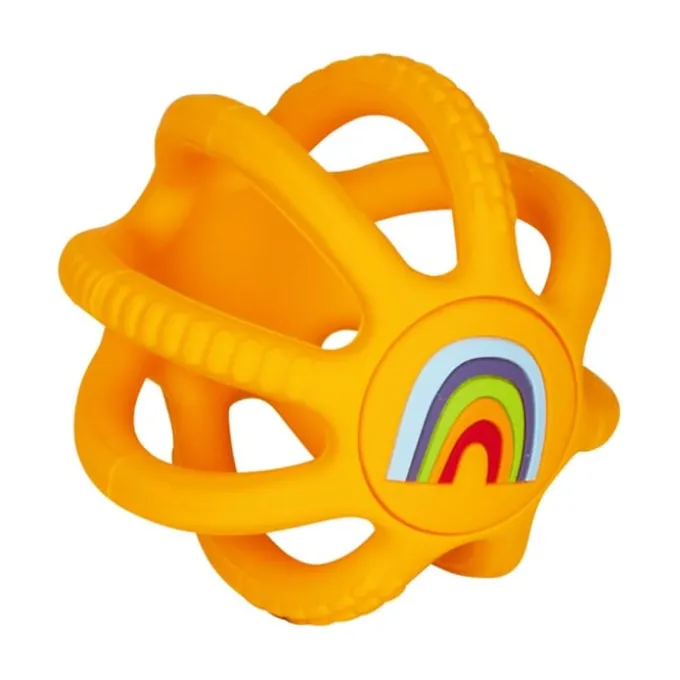 Biteball Ø 7 cm - Regnbue