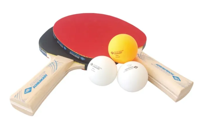 Bordtennissett m. 2 bat + 3 baller