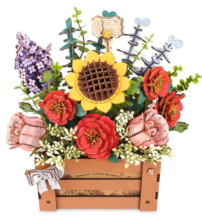 Bygg-en-blomst - Sommerblomster i kasse