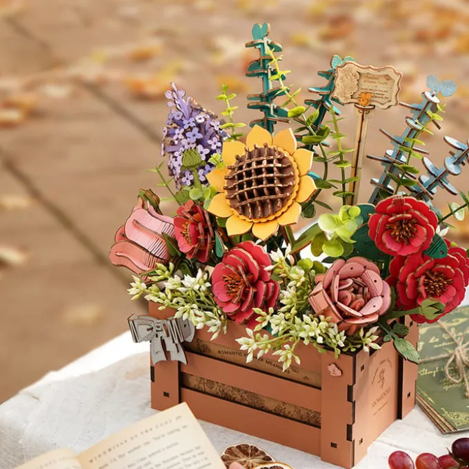 Bygg-en-blomst - Sommerblomster i kasse