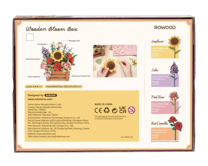 Bygg-en-blomst - Sommerblomster i kasse