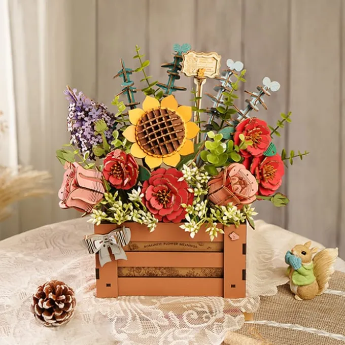 Bygg-en-blomst - Sommerblomster i kasse