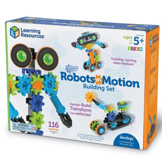 Bygg med tannhjul - Bevegelige roboter