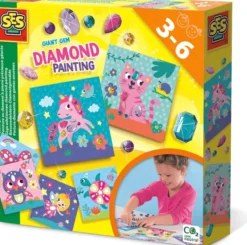 Diamantmosaikk til små fingre