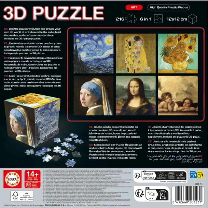 3D puslespillkube - Kunst