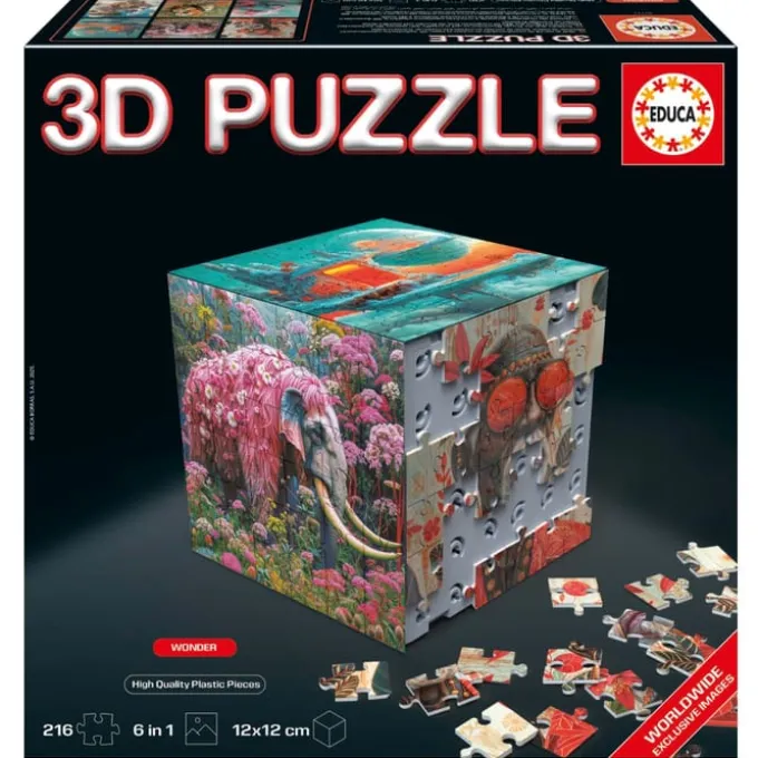 3D puslespillkube - Vidunder