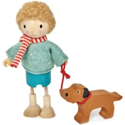 Dukkehusfigur - Herr Goodwood og hund