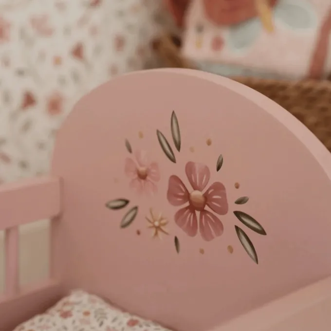 Dukkeseng inkl. sengesett - Rosa
