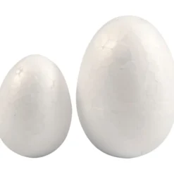 Egg i styropor - 6 stk. små/4 stk. store