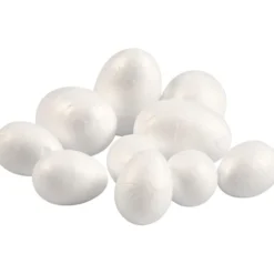 Egg i styropor - 6 stk. små/4 stk. store