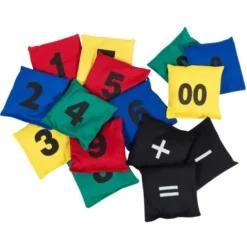 Erteposer - Tall og mattesymboler, 15 stk.