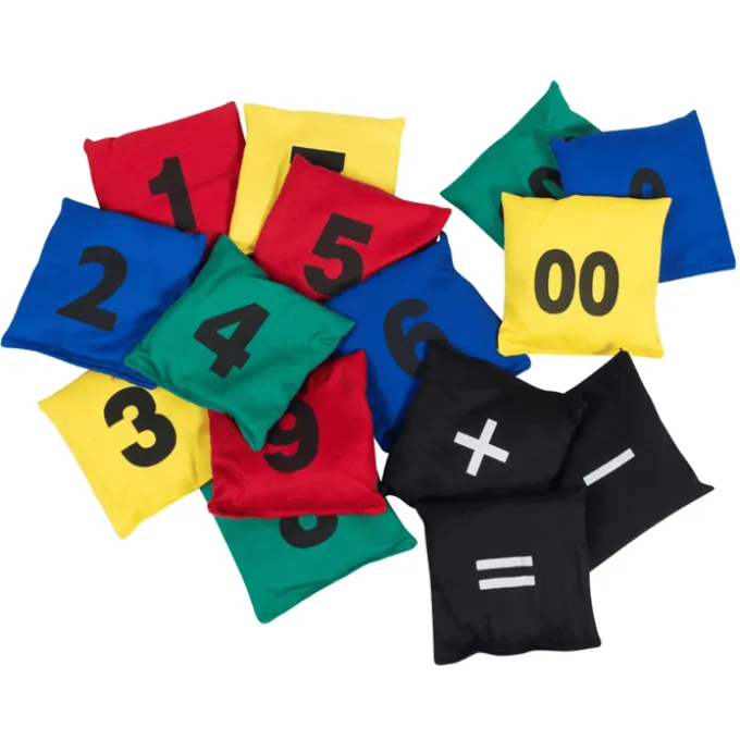 Erteposer - Tall og mattesymboler, 15 stk.