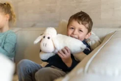 Familiebamse – Sauemor med lam