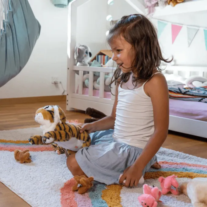 Familiebamse - Tigermor med unger