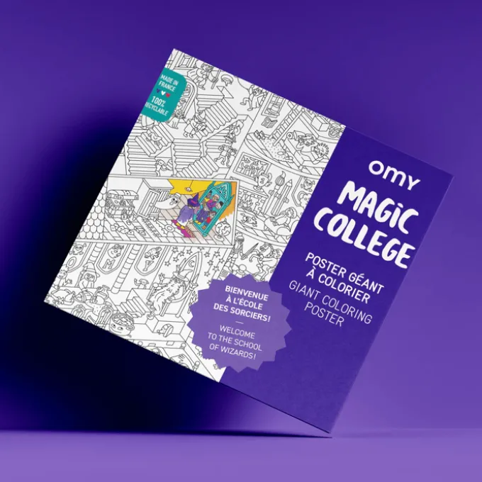 Fargeleggingsplakat - Trollmannsskolen