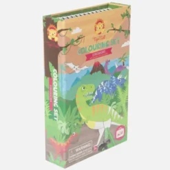 Fargeleggingssett - Dinosaurer