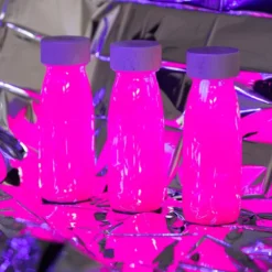 Fascinasjonsflaske - Glow-in-the-dark rosa