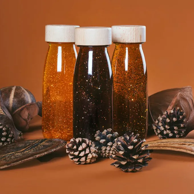 Fascinasjonsflaske - Gurkemeie glitter