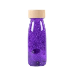 Fascinasjonsflaske - Lilla glitter