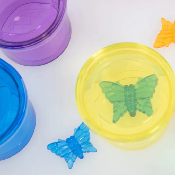 Gjennomsiktige insektsglass 6 stk