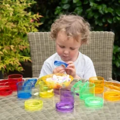 Gjennomsiktige insektsglass 6 stk
