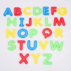 Gjennomsiktige store bokstaver A-Z, 26 stk