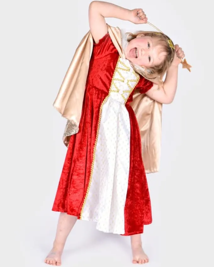 Gullkappe, stav, hårbånd, str. 3-8 år