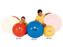 Gymnastikball 65cm blå