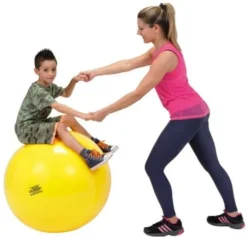 Gymnastikkball 75 cm gul