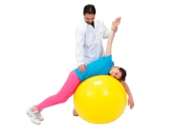 Gymnastikkball 75 cm gul