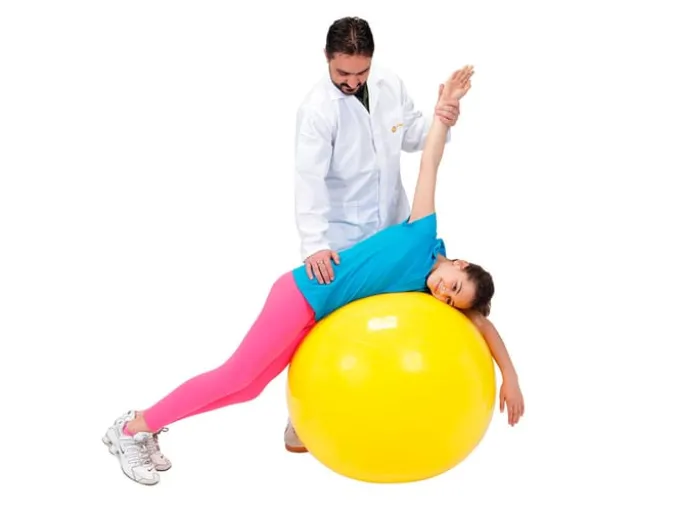 Gymnastikkball 75 cm gul