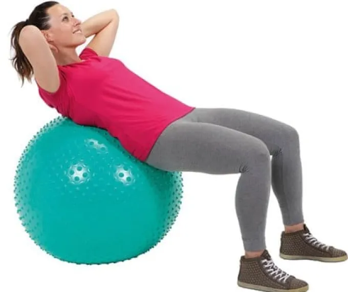 Gymnastikkball m. knotter - Ø65 cm.
