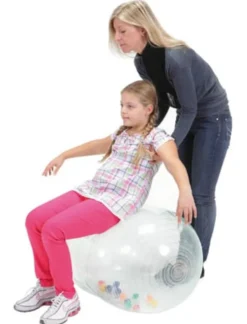 Gymnastikkball Rulle 55cm transparant