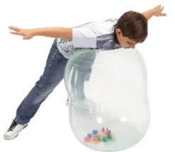 Gymnastikkball Rulle 55cm transparant