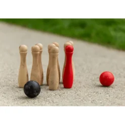 Hagespill - Bowling (sort/rød)