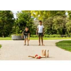 Hagespill - Bowling (sort/rød)