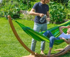 Hengekøye single outdoor - Lime