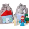 Historiepose i stoff - Rødhette & Ulven