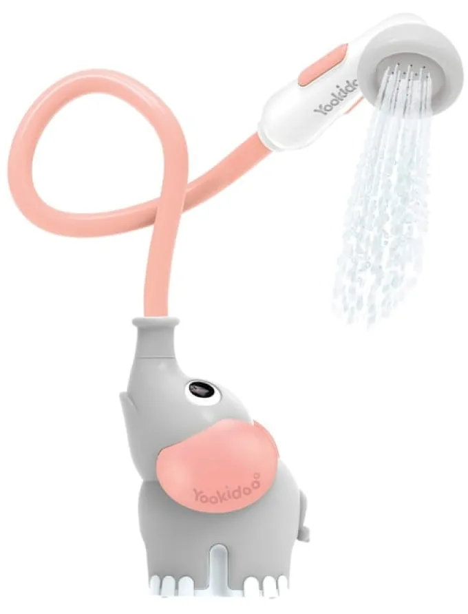Hånddusj, batteridrevet - Elefant, rosa