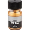 Hobbymaling metallic 30 ml - Gull, 1 stk