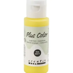Hobbymaling 60 ml - Gul, 1 stk.