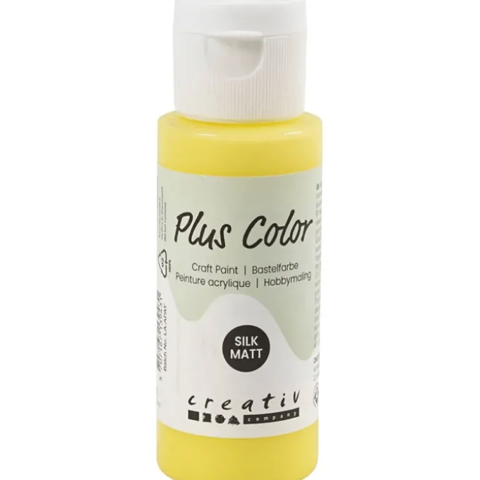 Hobbymaling 60 ml - Gul, 1 stk.