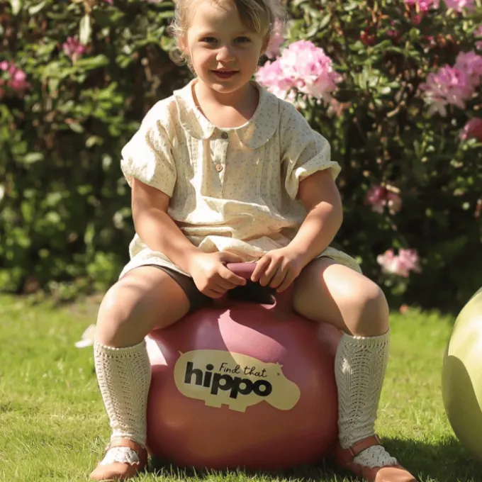 Hoppeball Ø45 cm - Tyrkisk rose