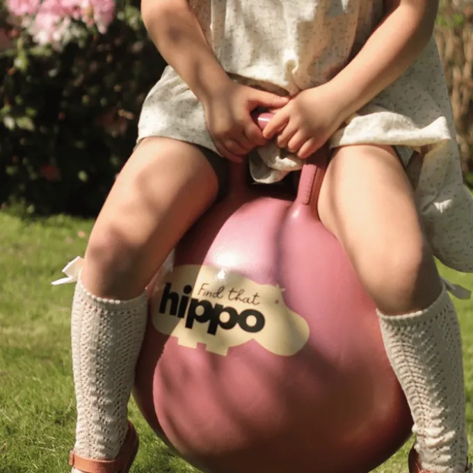 Hoppeball Ø45 cm - Tyrkisk rose