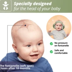 Hørselsvern Muffy Baby 1-3 år - Gul