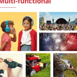 Hørselsvern Muffy Kids 5-12 år - Rosa